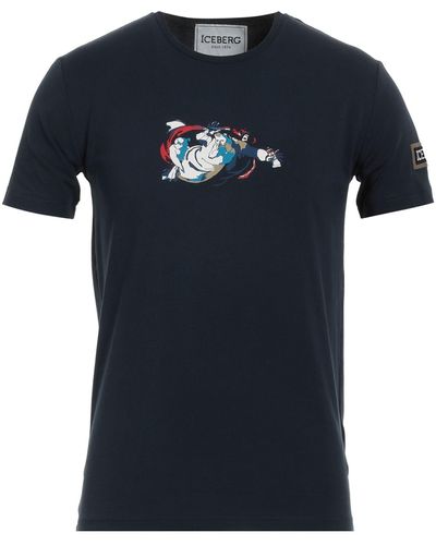 Iceberg T-Shirt Cotton, Elastane - Blue