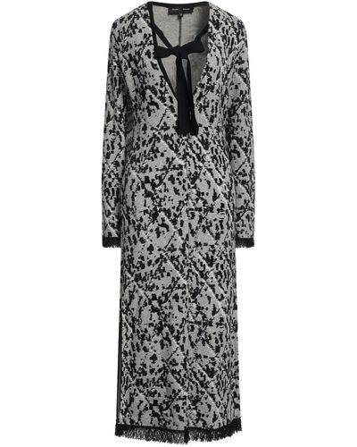 Proenza Schouler Light Midi Dress Viscose, Polyamide, Cotton, Polyester - Gray