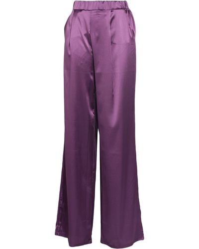 La Petite Robe Di Chiara Boni Trouser - Purple