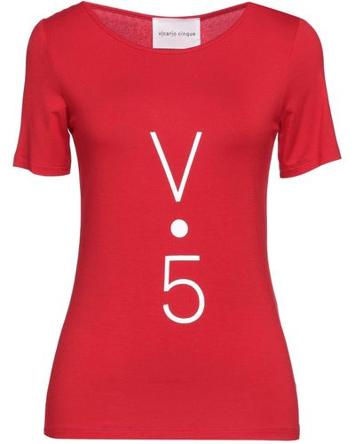Vicario Cinque T-shirt - Red