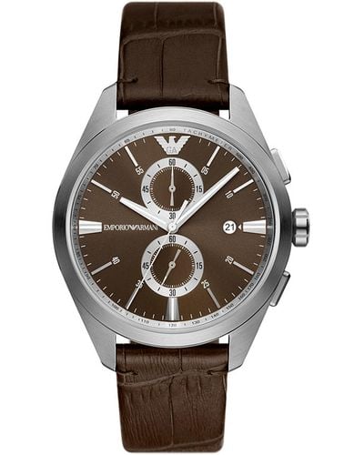 Emporio Armani Wrist Watch - Brown