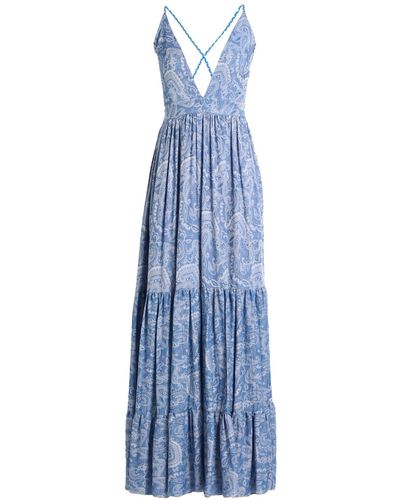 FACE TO FACE STYLE Maxi Dress - Blue
