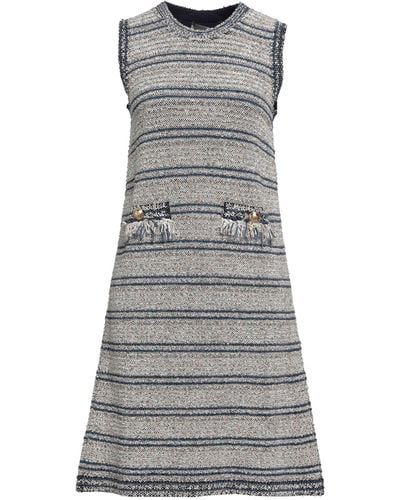 D.exterior Mini Dress - Gray