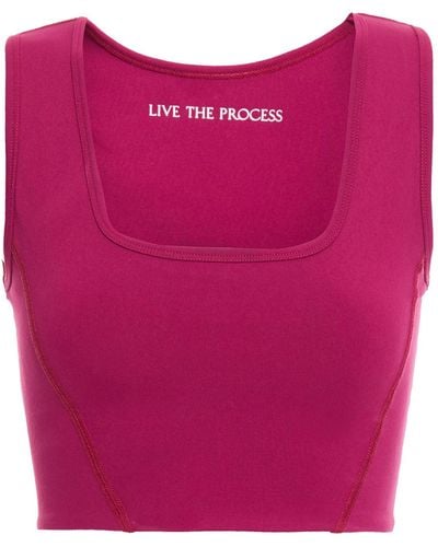 Live The Process Top - Pink
