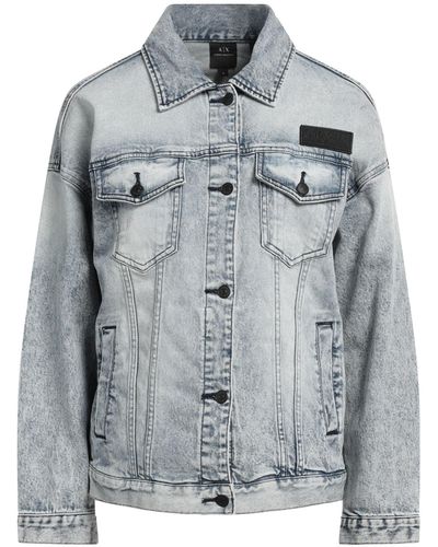 Armani Exchange Denim Outerwear - Grey