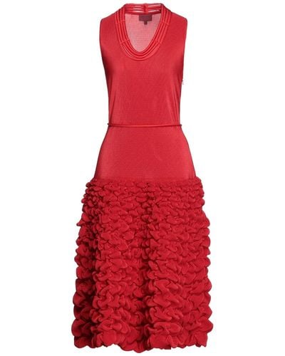 Giorgio Armani Midi Dress - Red