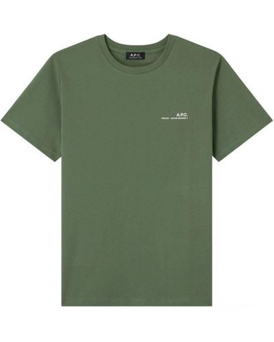 A.P.C. T-shirts - Grün