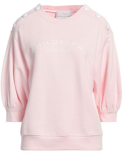 Philosophy di Alberta Ferretti Light Sweatshirt Cotton - Pink