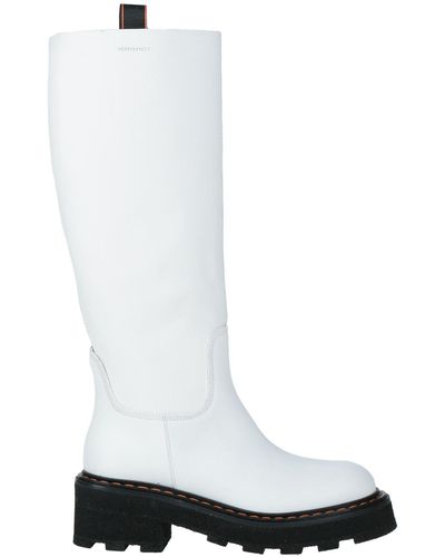 Barracuda Knee Boots - White