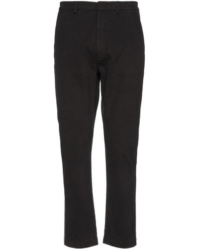 Pence Dark Pants Cotton, Elastane - Black
