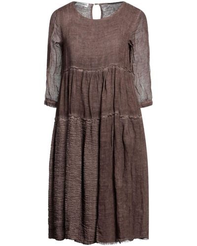 UN-NAMABLE Midi Dress - Brown