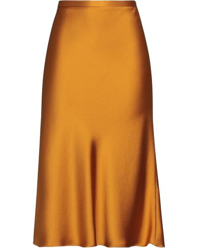 Tara Jarmon Midi Skirt - Orange