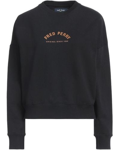 Fred Perry Sweatshirt Cotton, Elastane - Black