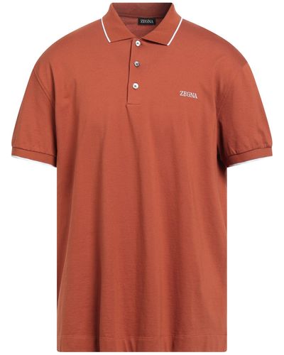 Zegna Polo Shirt - Orange