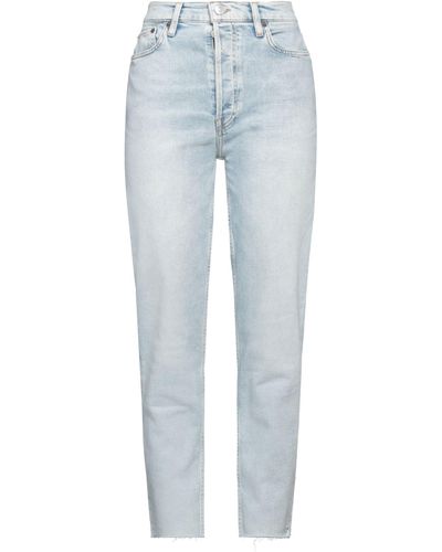 RE/DONE Jeans Cotton, Polyester, Elastane - Blue