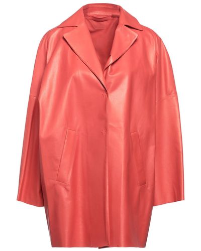 Salvatore Santoro Overcoat & Trench Coat - Red