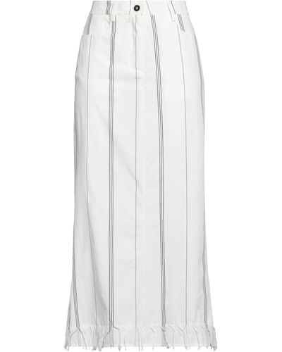 Masnada Midi Skirt - White