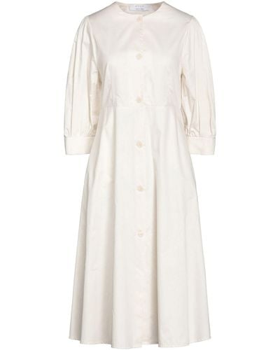 Kaos Midi-Kleid - Weiß