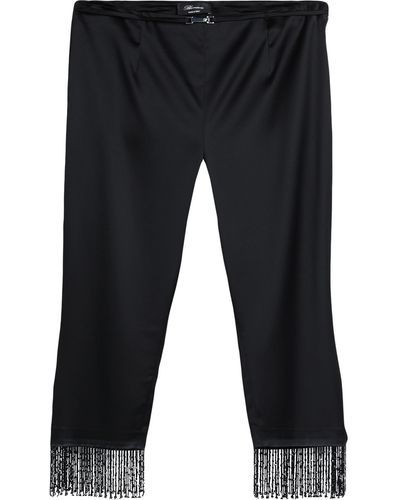 Blumarine Cropped Trousers - Black