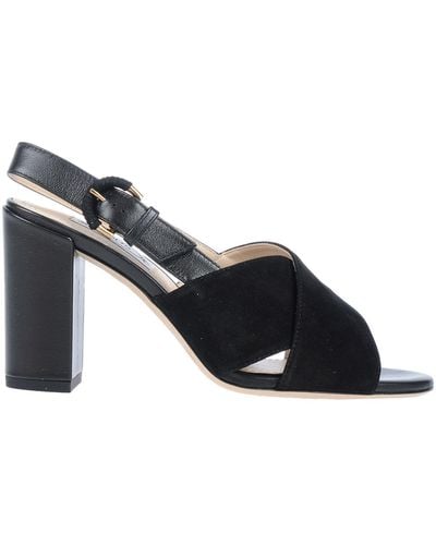 Tod's Sandals Soft Leather - Black
