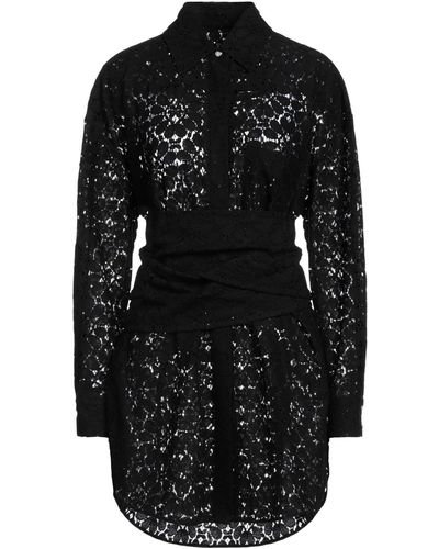 Alexandre Vauthier Mini Dress Cotton, Viscose, Polyamide - Black