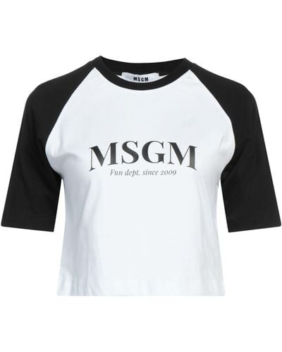 MSGM Camiseta - Negro