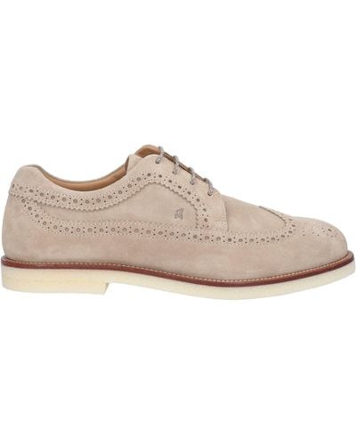 Hogan Lace-up Shoes - Natural