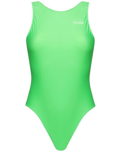 Ganni Maillot une pièce - Vert