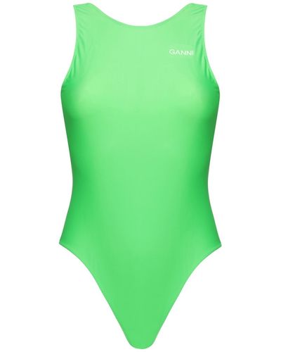 Ganni One-piece Swimsuit - Green