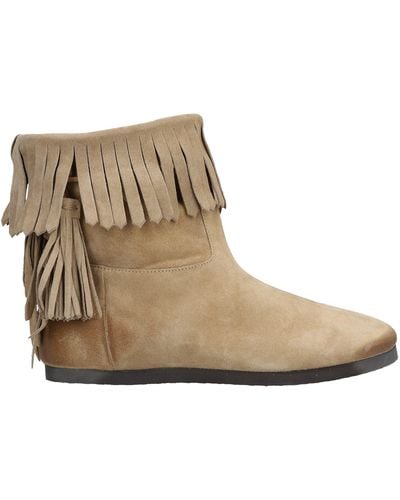 Twin Set Ankle Boots - Natural