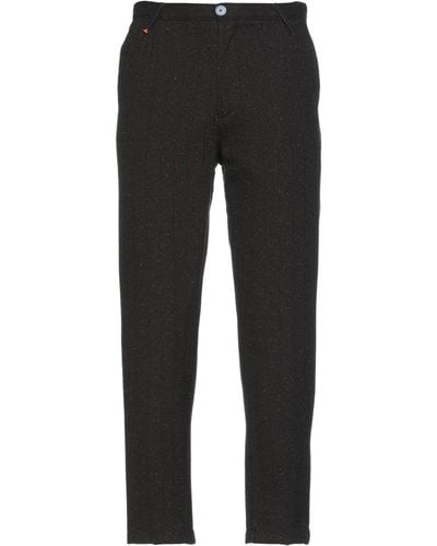 Berna Dark Pants Wool, Polyester, Acrylic, Silk - Black