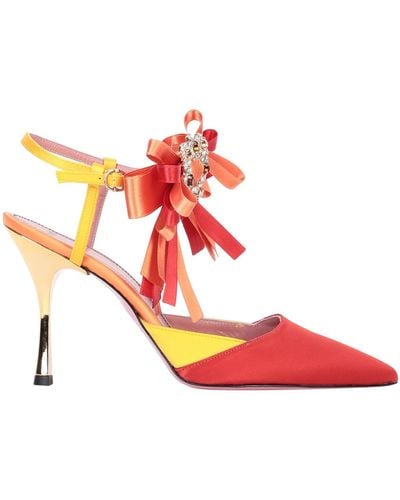 Tipe E Tacchi Court Shoes - Red