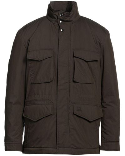 Woolrich Military Jacket Cotton, Polyamide - Black