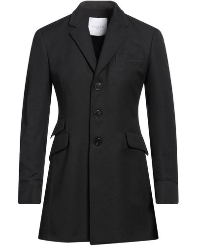 Gaelle Paris Coat Cotton, Polyester, Viscose, Textile Fibres - Black
