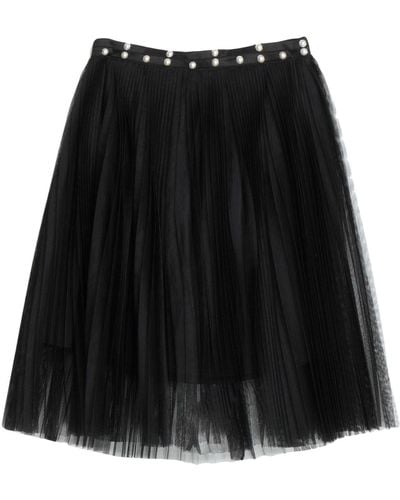 Liu Jo Midi Skirt Polyester - Black