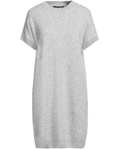 Iris Von Arnim Mini Dress Cashmere, Silk - Grey