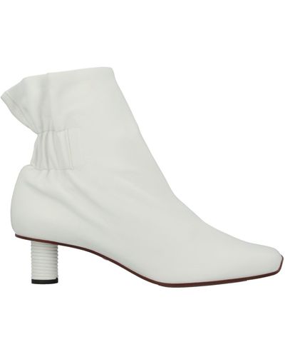 Proenza Schouler Ankle Boots Soft Leather - White