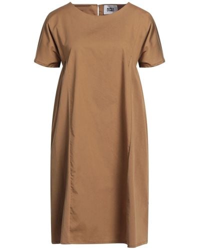 Alpha Studio Mini Dress - Brown
