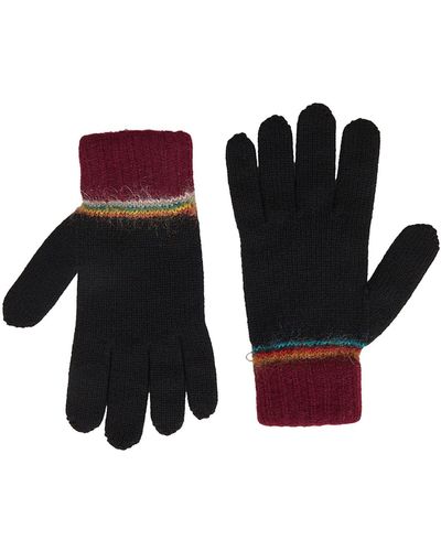 Paul Smith Gloves Lambswool, Mohair Wool, Polyamide - White