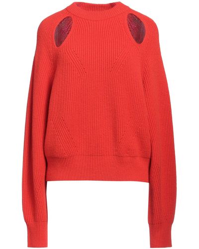 Erika Cavallini Semi Couture Tomato Sweater Virgin Wool, Cashmere - Red