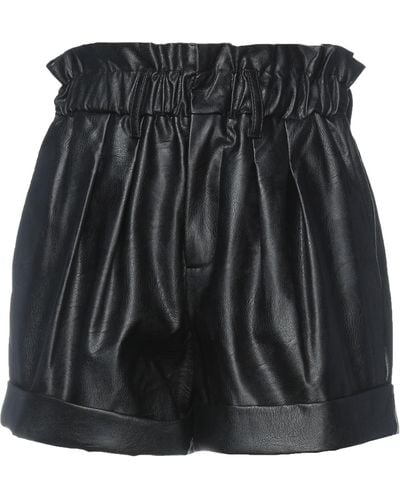 Aniye By Shorts & Bermuda Shorts Viscose, Polyurethane - Black