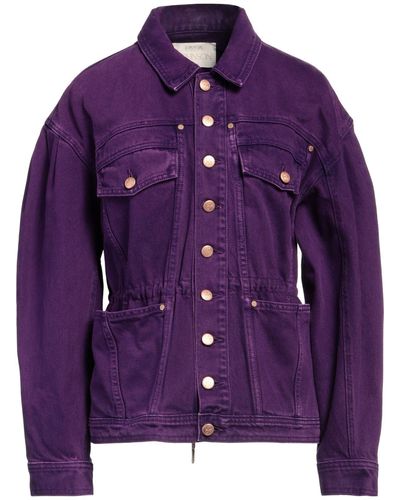Ulla Johnson Denim Outerwear - Purple