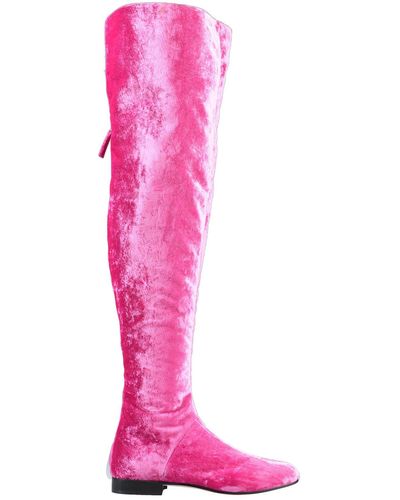 Alberta Ferretti Knee Boots - Pink