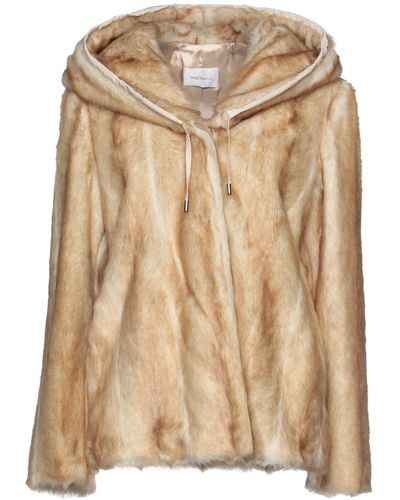 SADEY WITH LOVE Teddy Coat - Natural