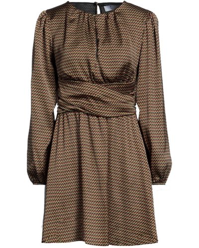 Kaos Mini Dress - Brown