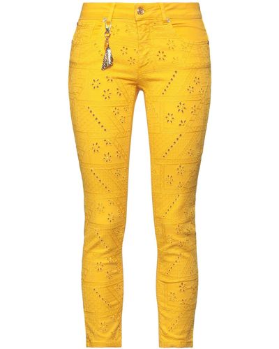 Marani Jeans Denim Trousers - Yellow