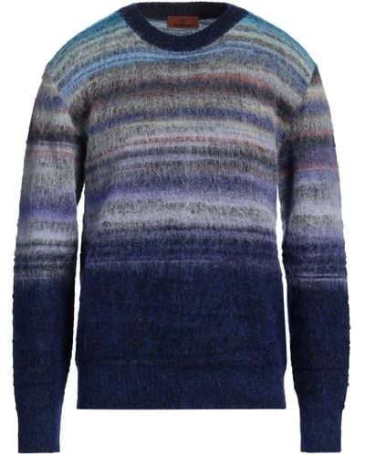 Missoni Dark Jumper Wool, Polyamide, Alpaca Wool, Mohair Wool - Blue