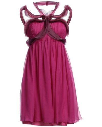 Alberta Ferretti Mini Dress - Purple