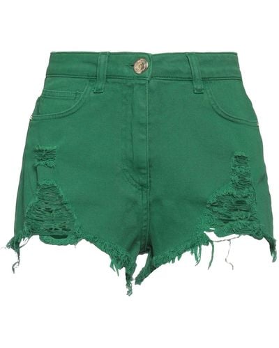Elisabetta Franchi Shorts Jeans - Verde