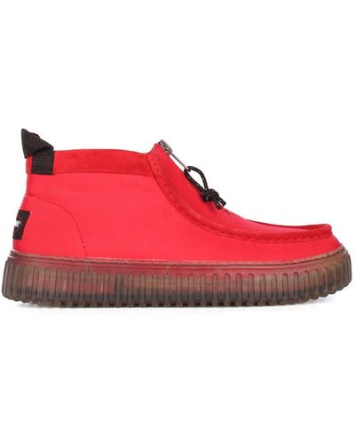 Clarks Zapatos de cordones - Rojo